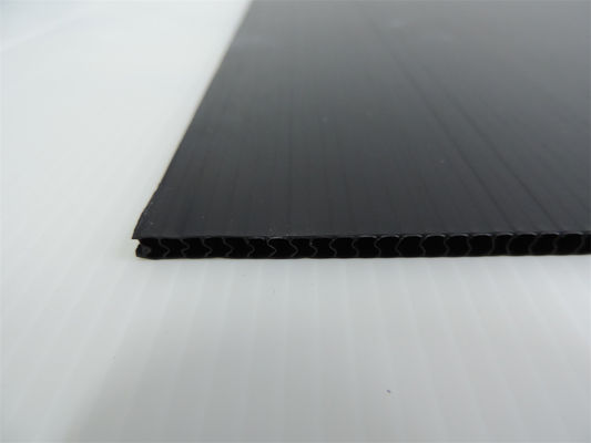 листы черноты 500g/m2 противостатические черные рифленые пластиковые